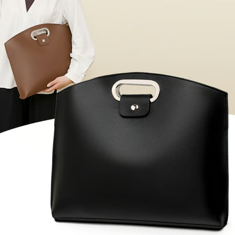 Waterproof Leather 14-16In 2PCS Laptop Bag