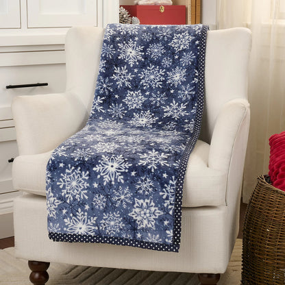 Kringle Express Oversized 60x80 Holiday Printed Throw W/ Trim