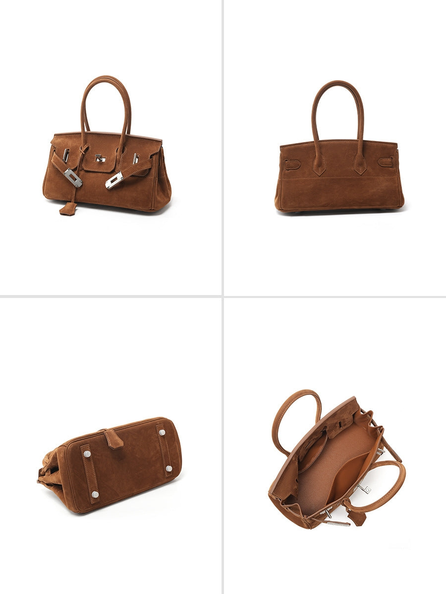 Suede Leather Handbags