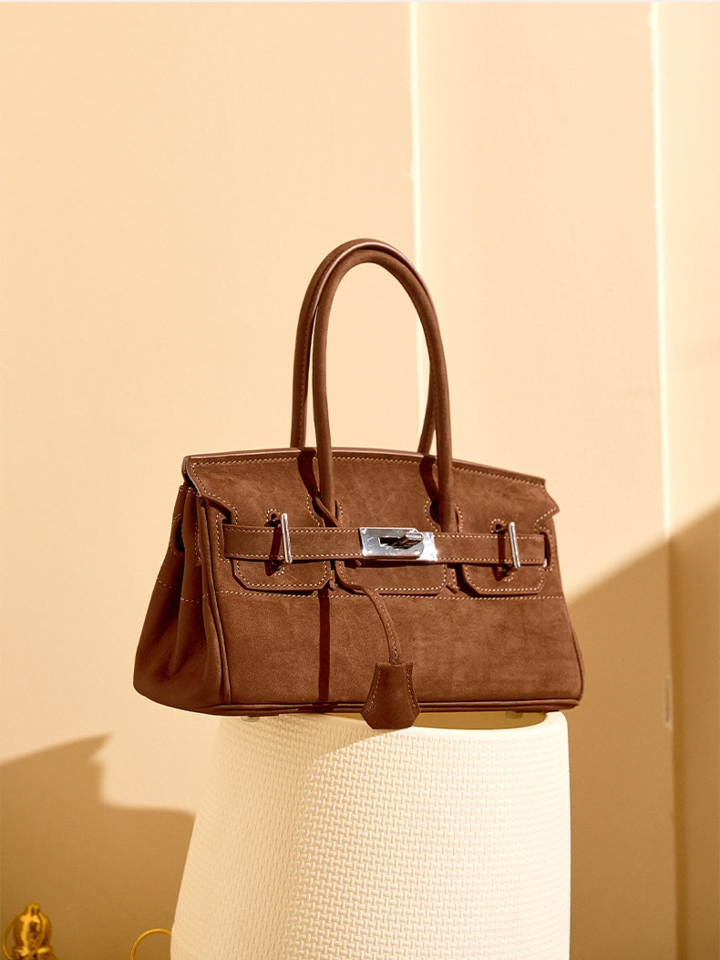 Suede Leather Handbags