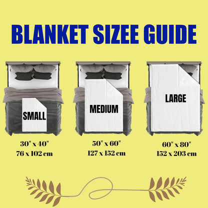 Winter Themed Blanket With Candy Canes And Bows