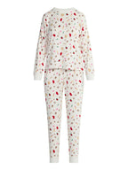 Knit Long Sleeve Top And Joggers Pajama Set