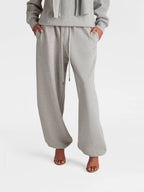 Solid Color Loose Sport Suit