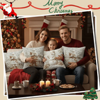 Christmas Themed Cushion Cover