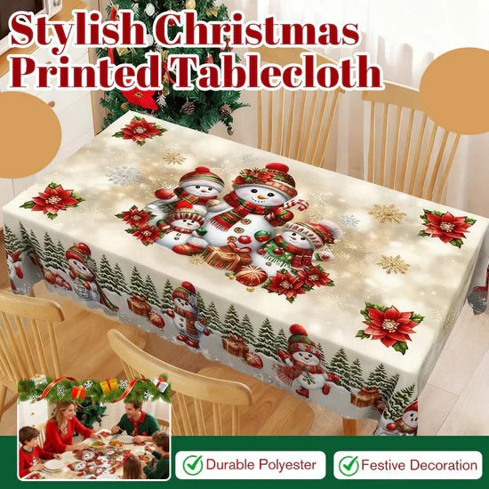 Christmas Specials-Stylish Christmas Printed Tablecloth
