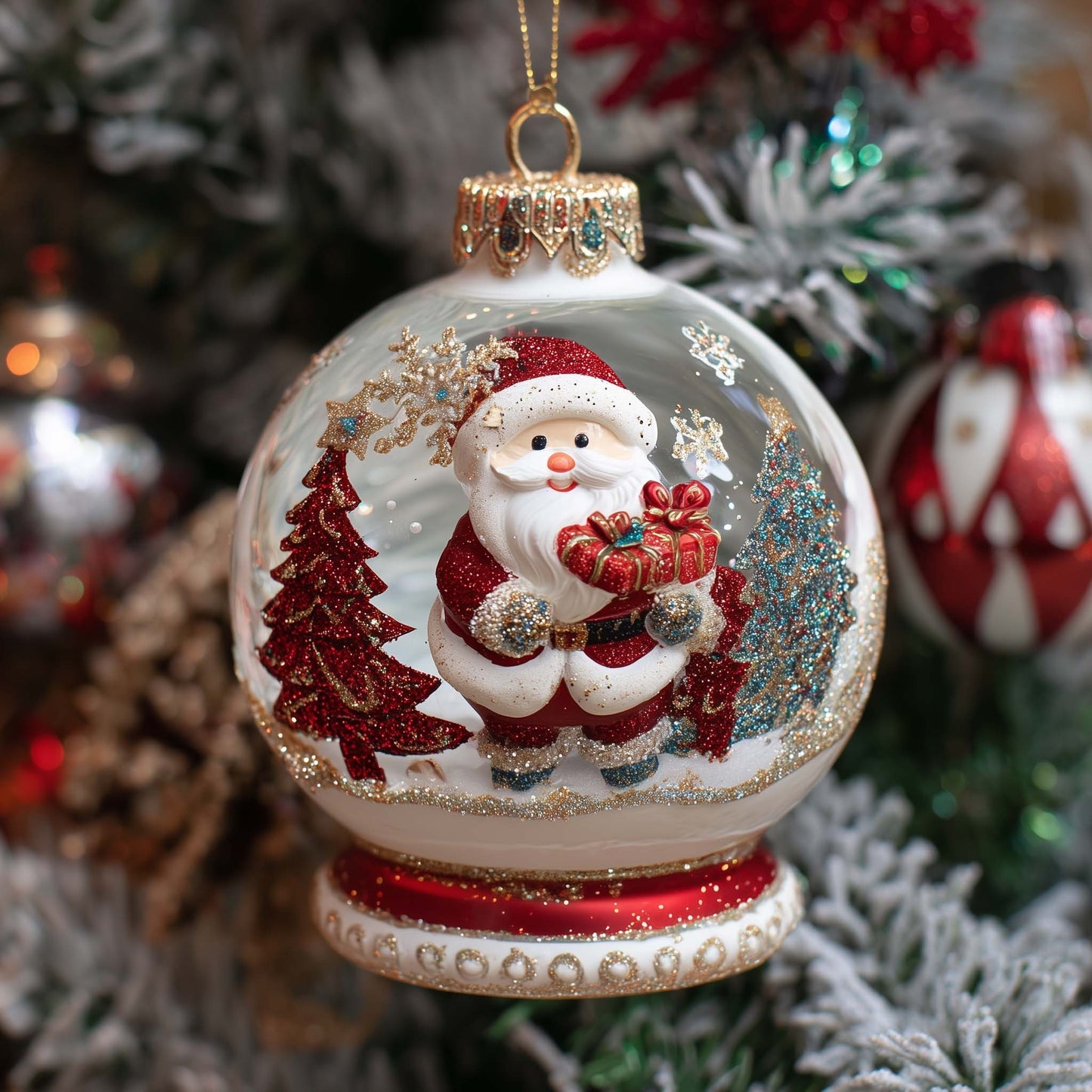Santa Christmas Ornament