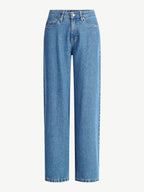 Rhinestone Embellished Cotton Denim Suit
