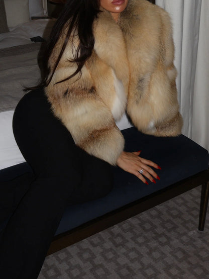 Straight Rows Collar Coat