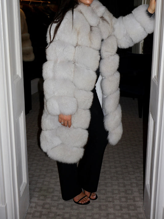 Overlap Long Collar Coat