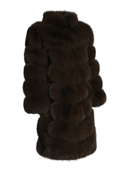 Overlap Long Collar Coat