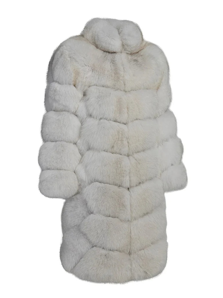 Overlap Long Collar Coat