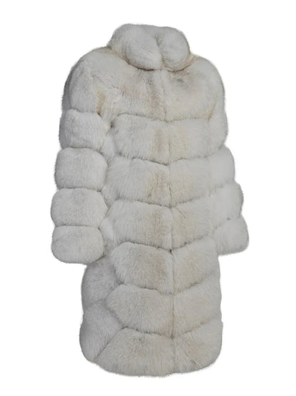 Overlap Long Collar Coat