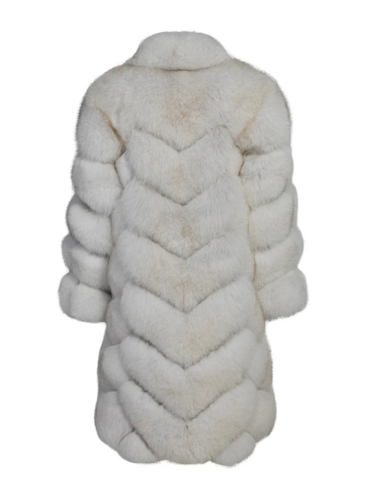 Overlap Long Collar Coat