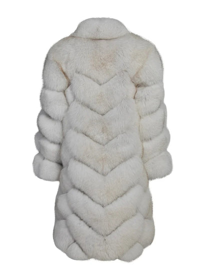 Overlap Long Collar Coat