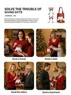 Original Festive Antler Hat – Windproof Ear Protection, 2-in-1 Hat/Handbag & Ideal For Family Christmas Outings