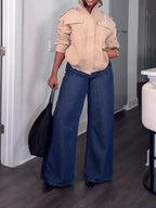 Women’s Suede Leather Jacket