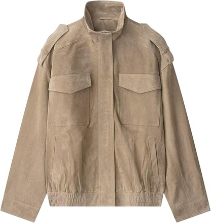 Women’s Suede Leather Jacket