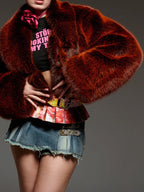 FAUX FUR COAT