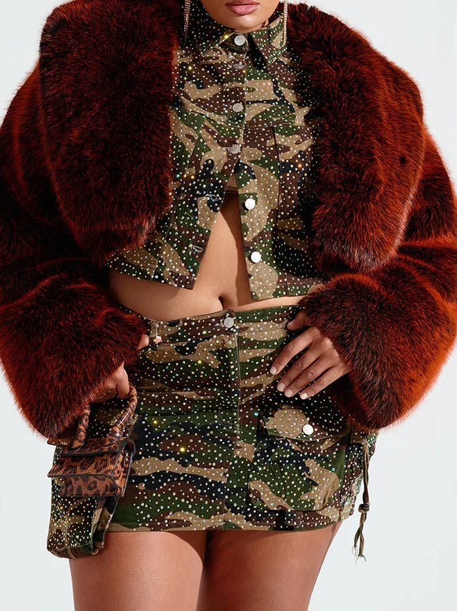 FAUX FUR COAT
