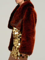FAUX FUR COAT
