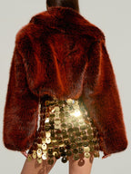 FAUX FUR COAT