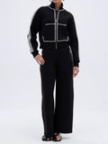 PEARL GIRL ZIP UP SWEATSHIRT AND PANT