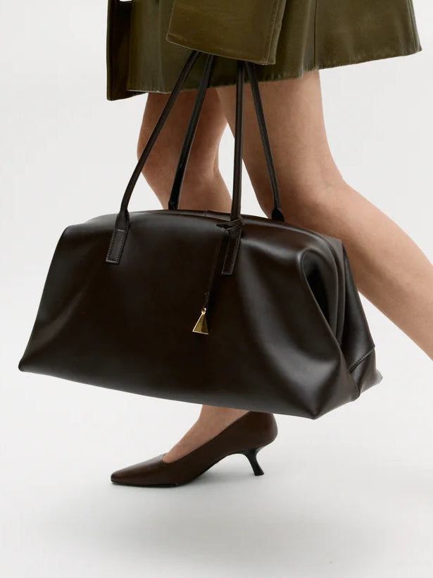Chocolate Calf Leather Bag