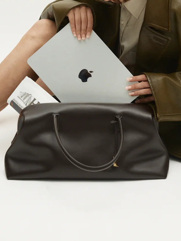Chocolate Calf Leather Bag