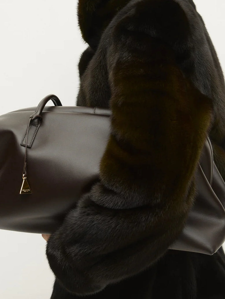 Chocolate Calf Leather Bag
