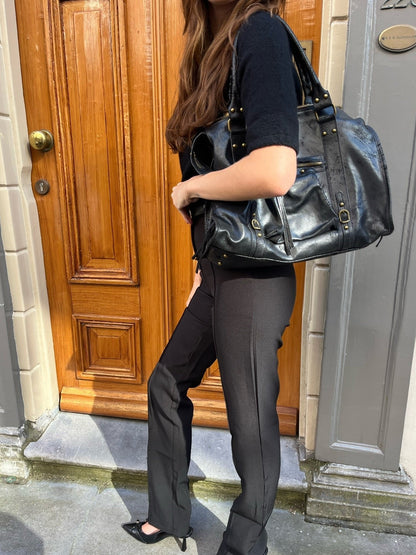 Leather Shoulder Handbag