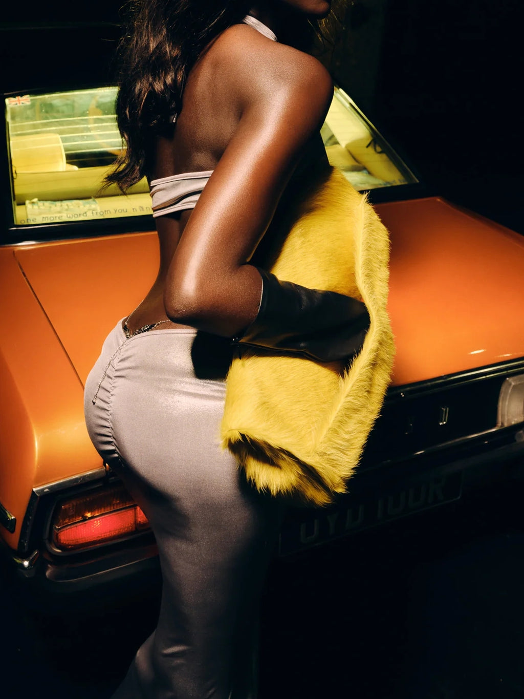 PILLOW COWHIDE CLUTCH