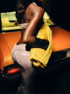 PILLOW COWHIDE CLUTCH