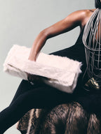 PILLOW COWHIDE CLUTCH