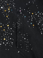 Rhinestone Zip Up Hoodie