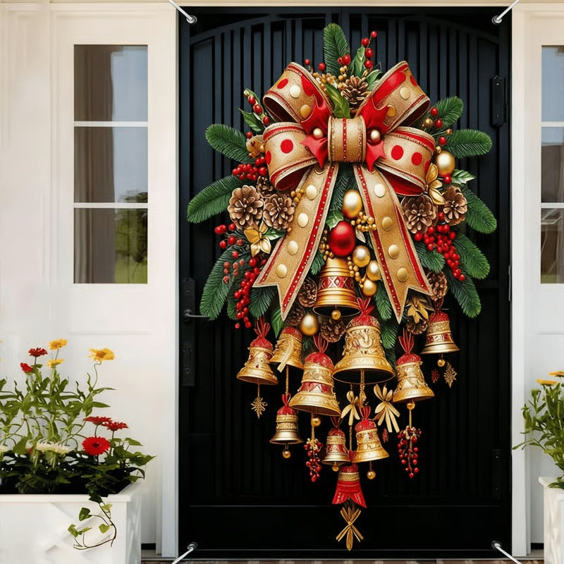Christmas Bell Door Curtain