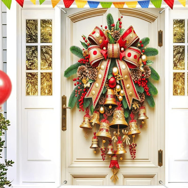 Christmas Bell Door Curtain