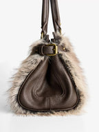 Faux Fur Shoulder Bag