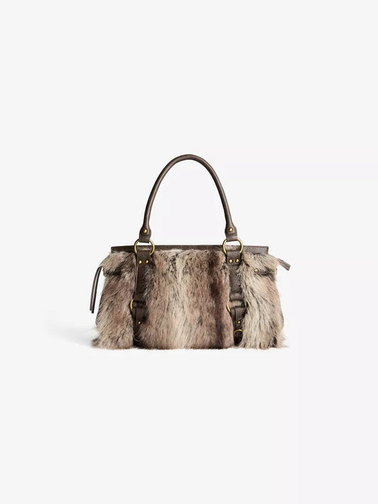 Faux Fur Shoulder Bag