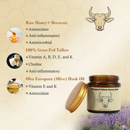LOPEIE Whipped Grass-Fed Butter & Honey Moisturizing Cream For Soft And Smooth Skin