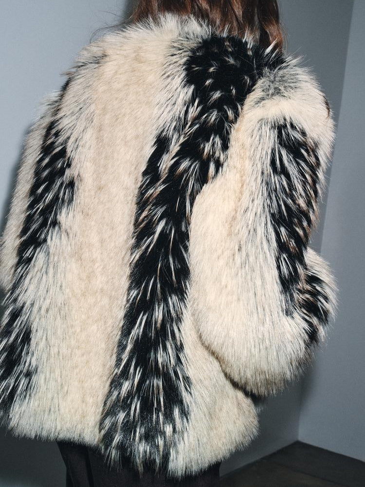 FAUX FUR SHORT COAT