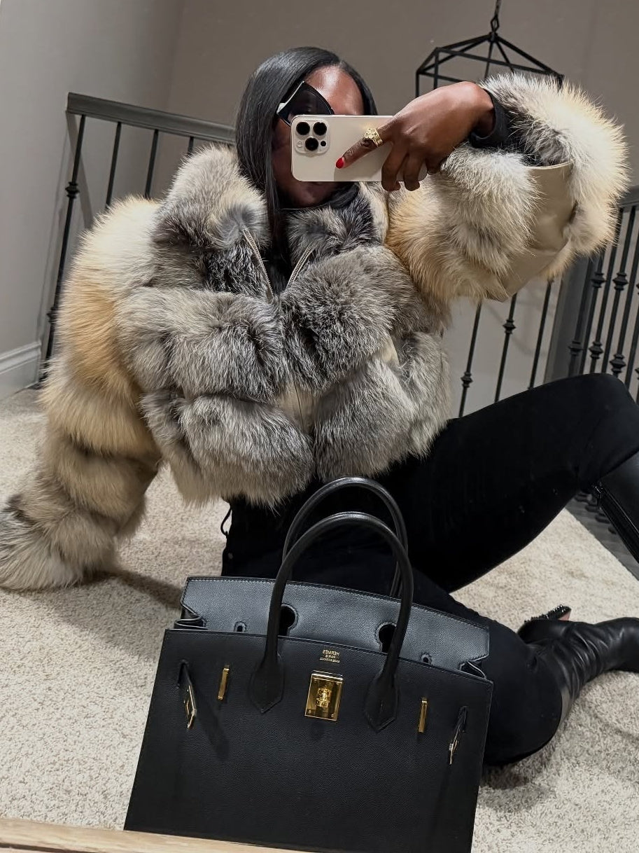 Fashion Fur Cropped Jacket