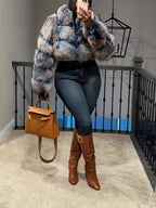 Fashion Fur Cropped Jacket