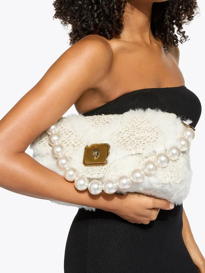 Large Pearl Shoulder Strap Bag