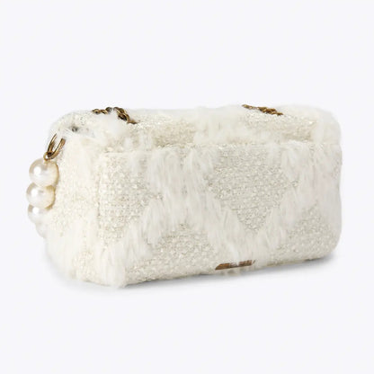 Large Pearl Shoulder Strap Bag