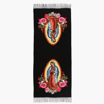 Virgin Mary Soft Warm Pashmina Scarf Tassel Scarves