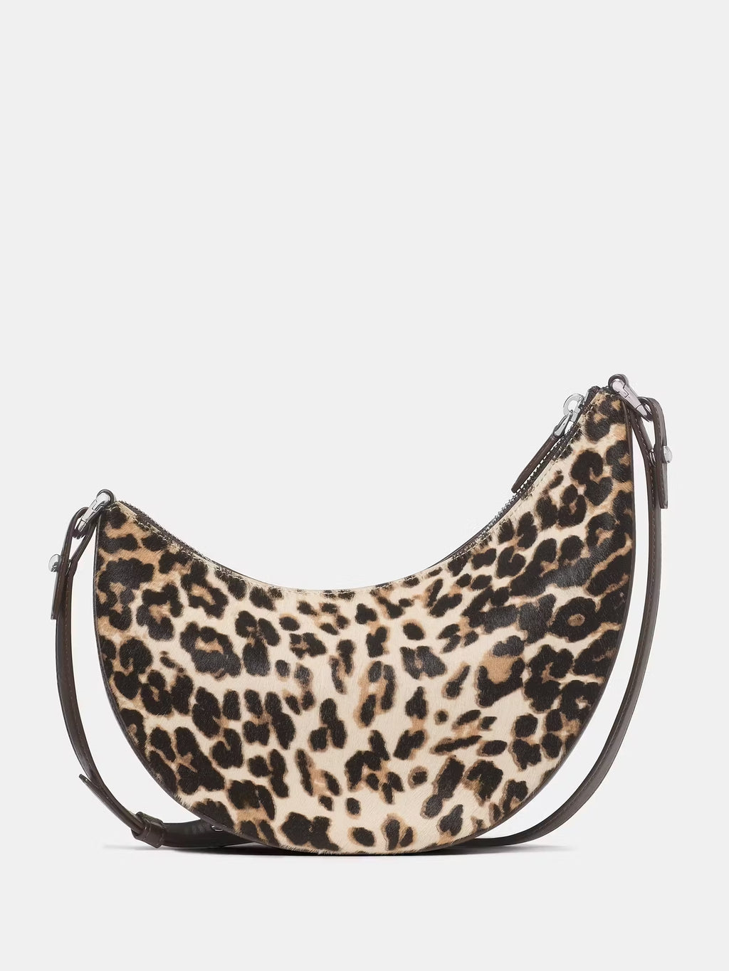 Leopard Haircalf Crossbody Bag