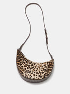Leopard Haircalf Crossbody Bag