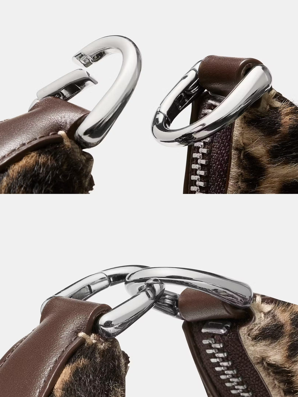 Leopard Haircalf Crossbody Bag