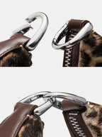 Leopard Haircalf Crossbody Bag