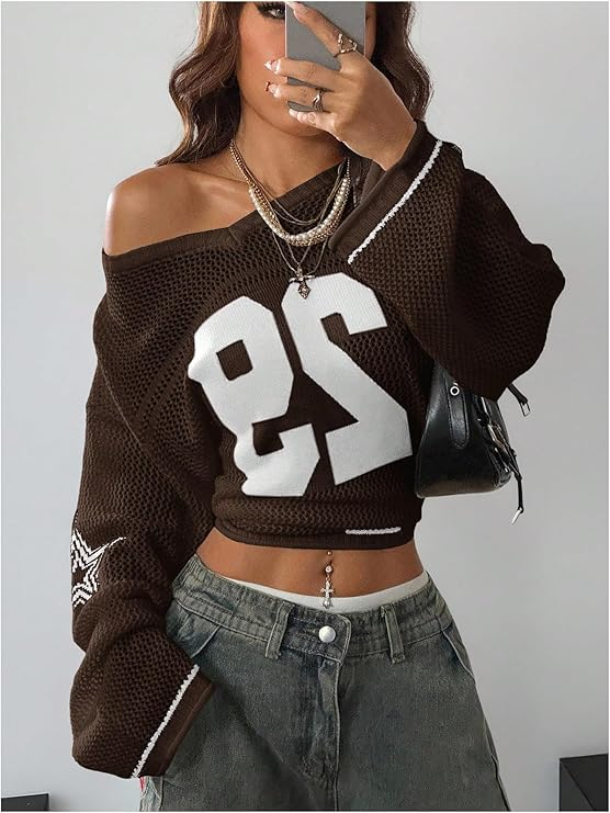 Oversized Crochet Jersey Shirts